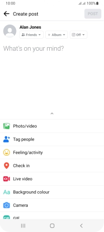 Press the text input field and key in the required text. Press the text input field and key in the required text.