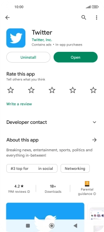 Press the Home key to return to the home screen.