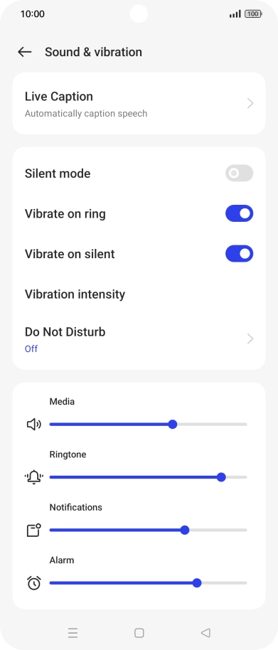 Press Do not disturb.