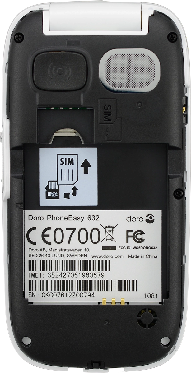 Place your SIM as illustrated next to the SIM holder.