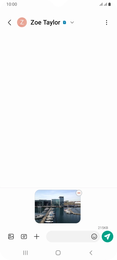 Press the SIM icon to select the required SIM.