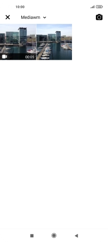 Press the required picture or video clip.