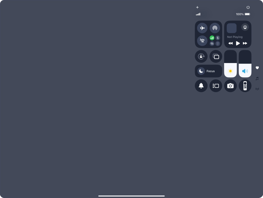 Press the Stage Manager icon to turn on the function.