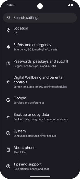Press Google. Press Google.