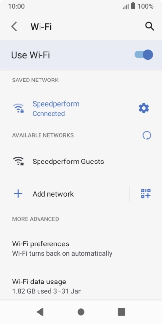 Press the Home key to return to the home screen.