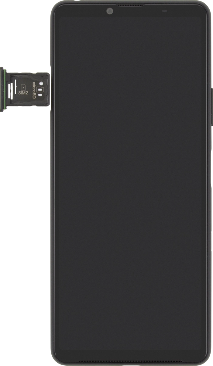 Turn the memory card as illustrated in the memory card holder and place it in the memory card holder.