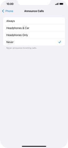 Press Always to turn on the function when silent mode is turned off.