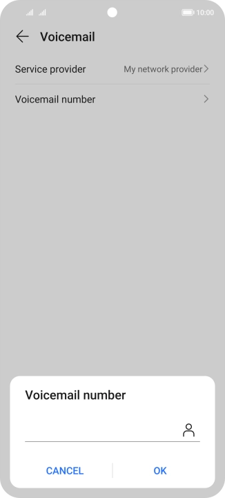 Key in +447836121121 and press OK.