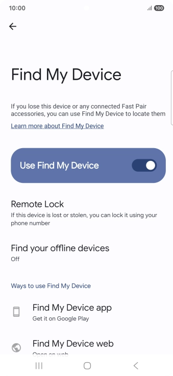 Press the Home key to return to the home screen. Press the Home key to return to the home screen.