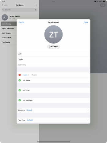 Press Phone and key in the required phone number.