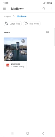 Press the required file. Press the required file.