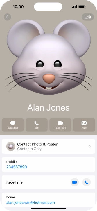 Slide your finger upwards starting from the bottom of the screen to return to the home screen.