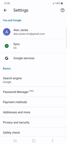 Press Privacy and security. Press Privacy and security.