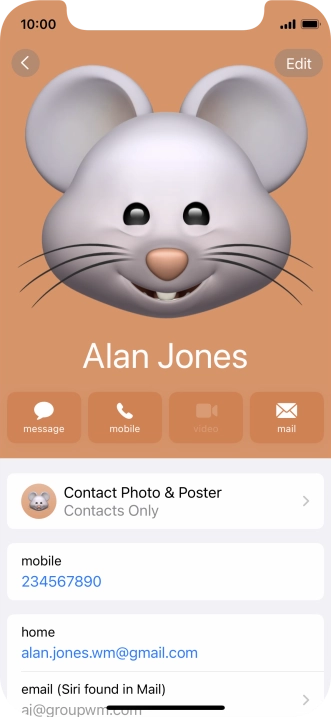 Slide your finger upwards starting from the bottom of the screen to return to the home screen.