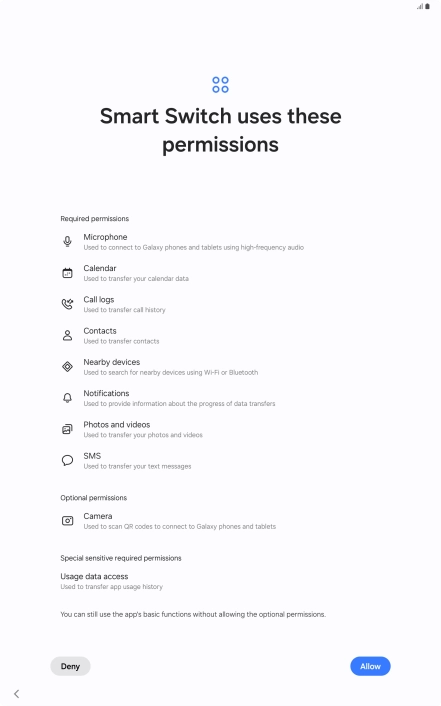 Press Allow. Press Allow.