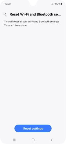 Press Reset settings.