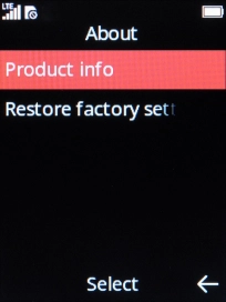 Select Restore factory settings.