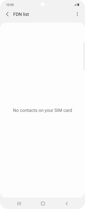 Press the menu icon.