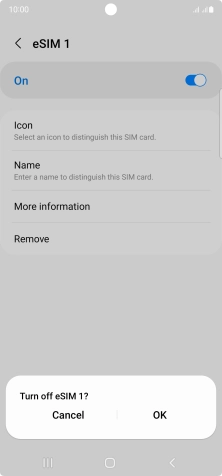 If you turn off use of the price plan, press OK. If you turn off use of the price plan, press OK.