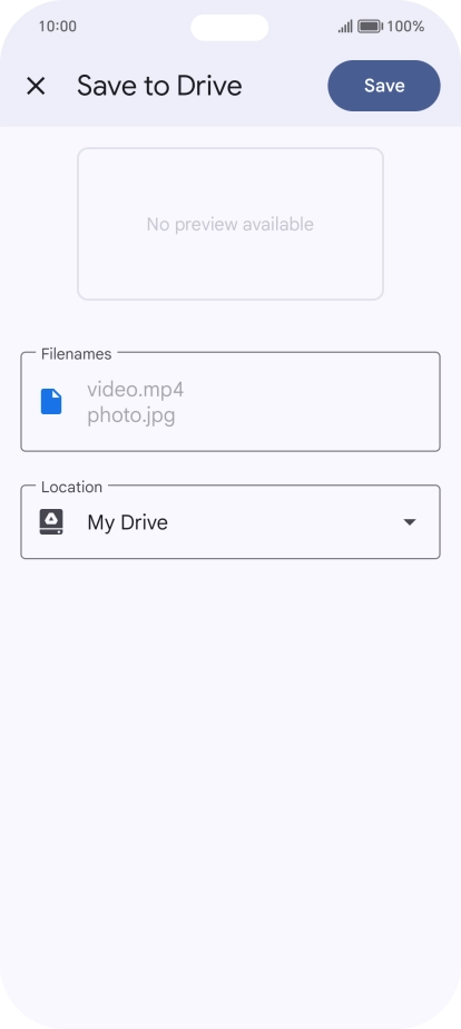 Press the field below 