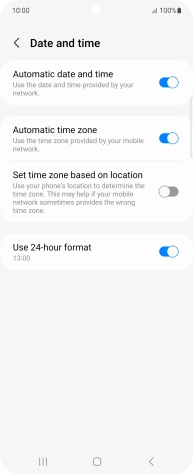 Press the Home key to return to the home screen.