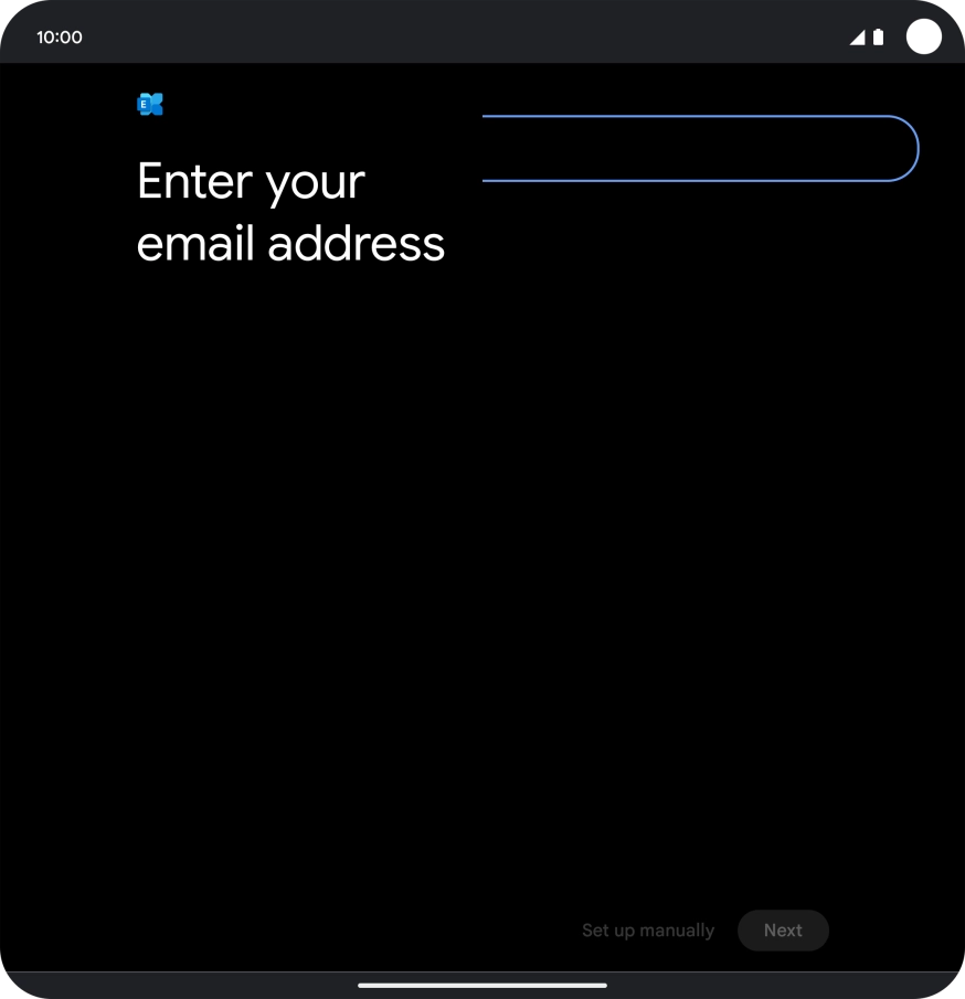 Press the field below 