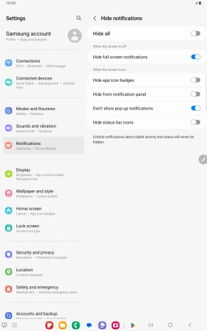 Press the Return key.