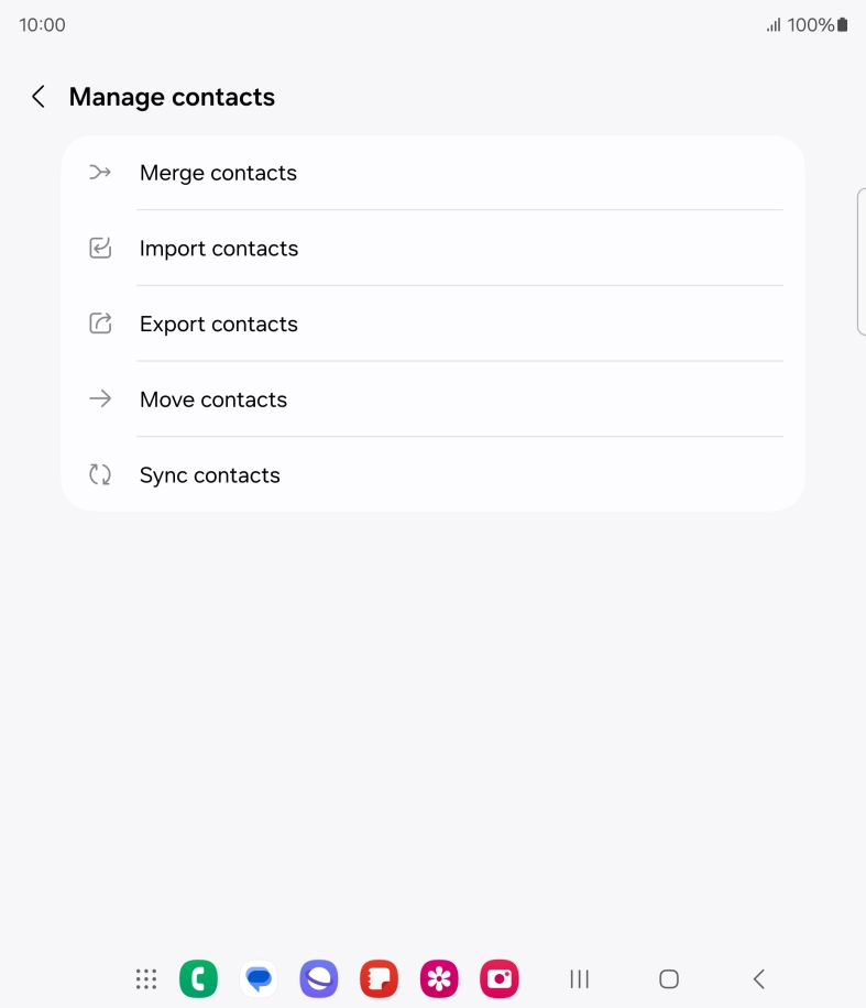 Press Merge contacts.