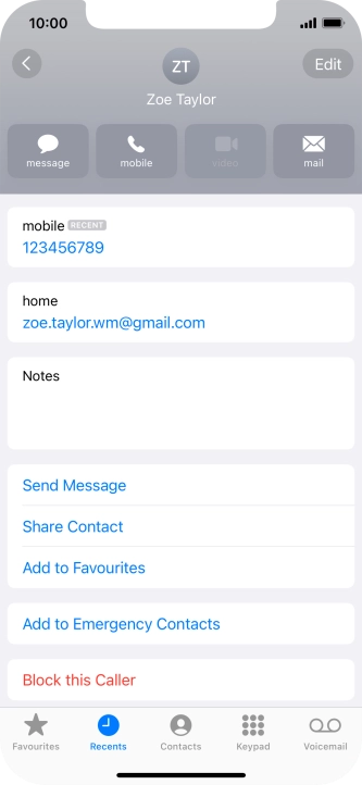 Press Block this Caller.