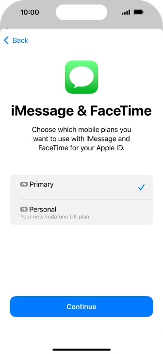 Press the required price plan.