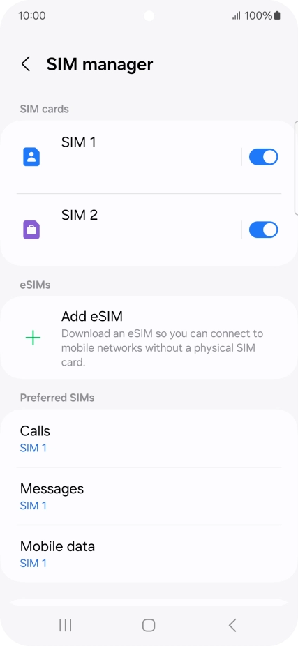 Press the Home key to return to the home screen.