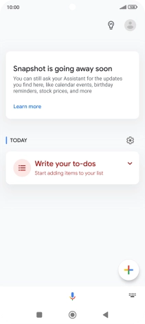 Press the profile icon.