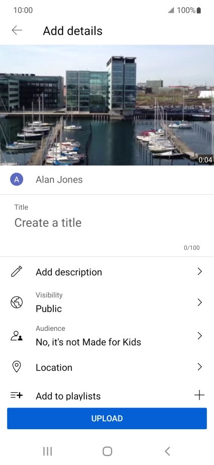 Press the field below