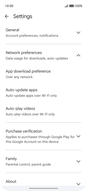 Press Auto-update apps. Press Auto-update apps.