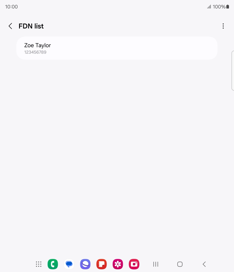 Press the Home key to return to the home screen.