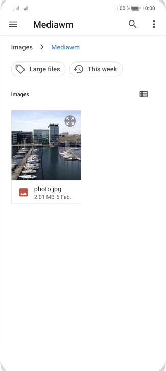 Press the required picture.