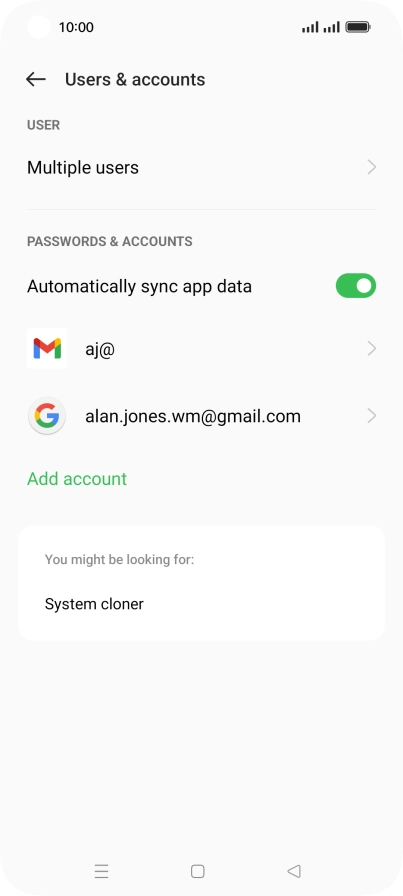 Press the Home key to return to the home screen.