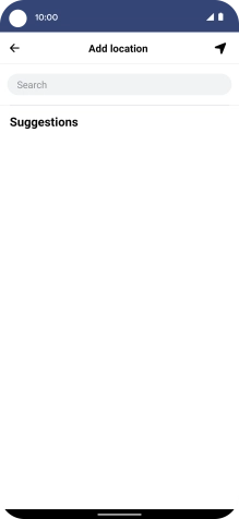 Press the search field and key in the required search word.