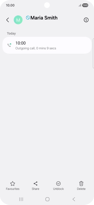 Press the Home key to return to the home screen.