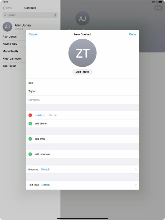 Press Phone and key in the required phone number.