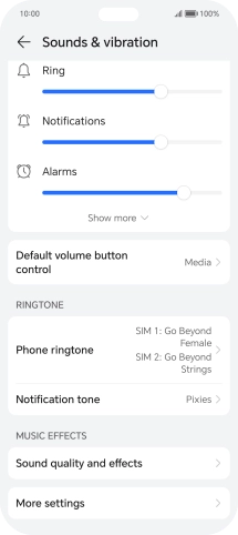 Press Phone ringtone.