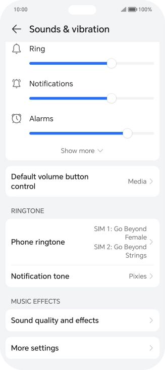 Press Phone ringtone.