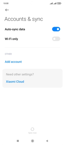 Press Add account. Press Add account.
