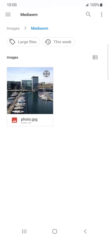 Press the required file.