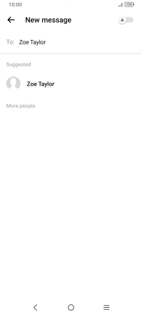 Press the required contact.