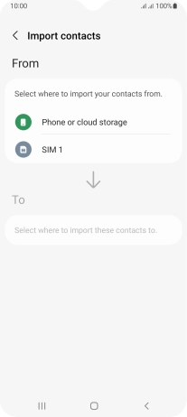 Press the name of the SIM.