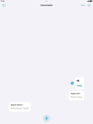 Press the menu icon. Press the menu icon.