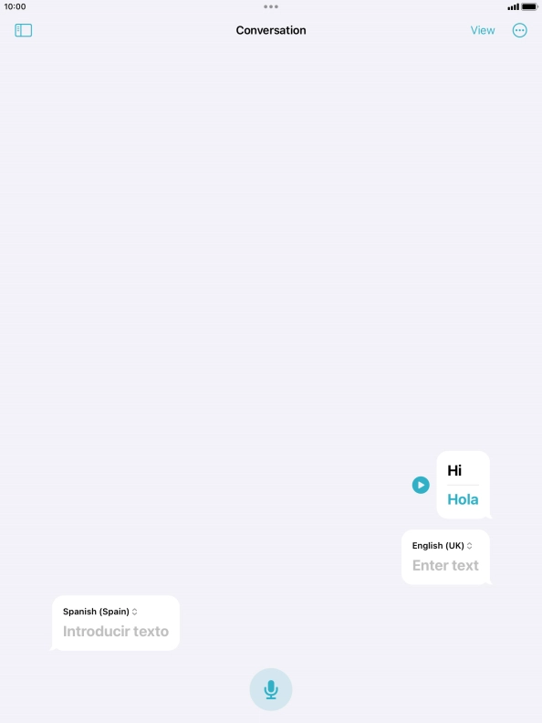 Press the menu icon. Press the menu icon.