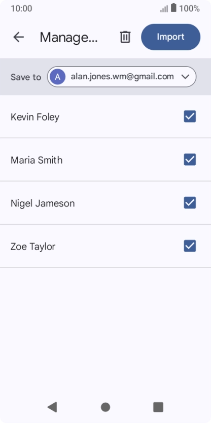 Press the drop down list next to 
