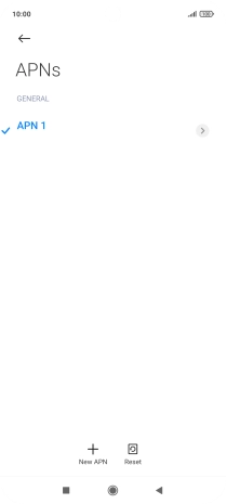 Press New APN.